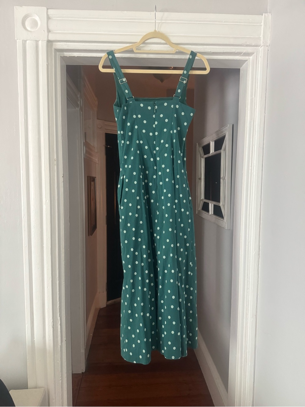A&F Green Polka Dot Midi Dress - Women - Picture 4 of 4